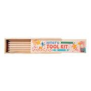 Artist's Tool Kit wooden coloured pencil set